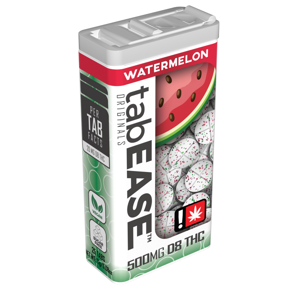 tabEASE Delta8 THC Pills Watermelon TabEASE