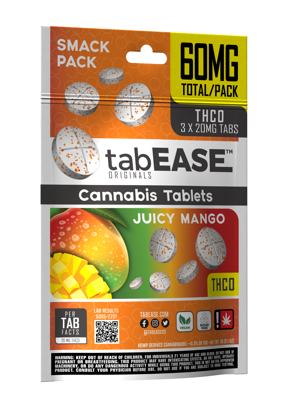 tabEASE THC Pills - THCO - Juicy Mango | TabEASE